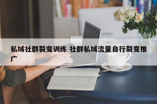 私域社群裂变训练 社群私域流量自行裂变推广