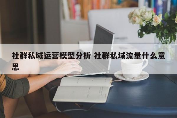 社群私域运营模型分析 社群私域流量什么意思